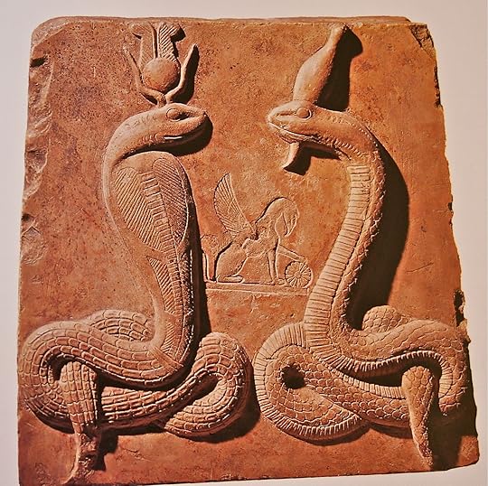 Isis as Agathe Tyche and Osiris as Agathos Daimon in serpent form