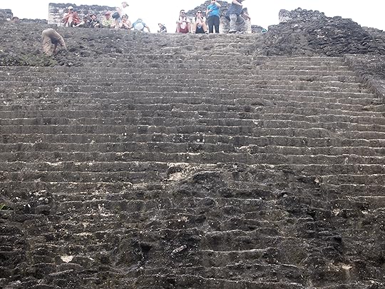 North acropolis temple steps