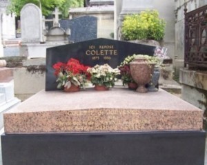 Colette's grave, Père Lachaise Cemetery
