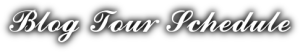 blog tour schedule