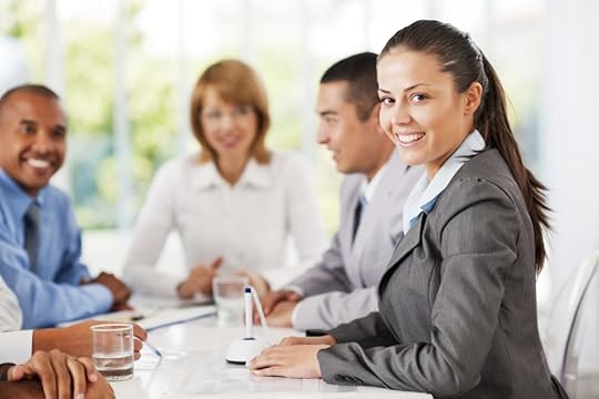 Group of businesspeople having a meeting.