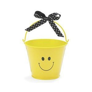 Smile face garden pail