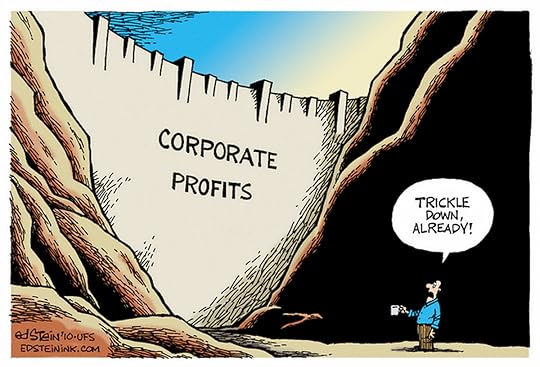 The Commerce Department's latest GDP report shows corporate profits have hit their highest percentage of GDP on record at the same time as total wages have fallen to a record low