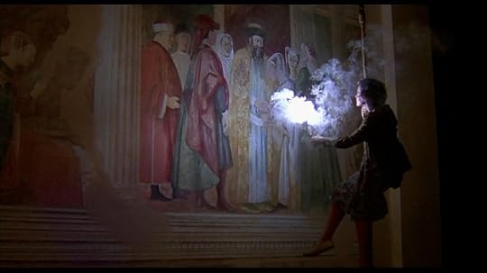 Hana shown the church by Kip.