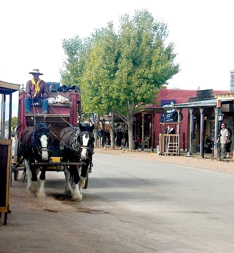Tombstone stagecoach - Carol Cox