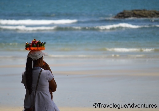 Costa Rica Local Beach Vendor Picture