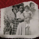 aunt louisa, mom with braid