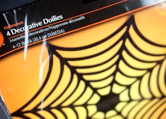 Spider web doilies