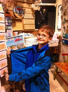 Garden Argosy James and his signed jacket