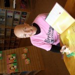 Signing books at Wiregrass Barnes and Noble, Tampa, FL