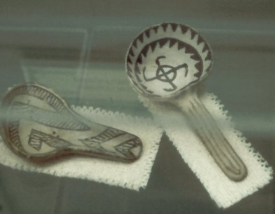 American Indian artifact at least 800 years old, showing the movement of the Big Dipper