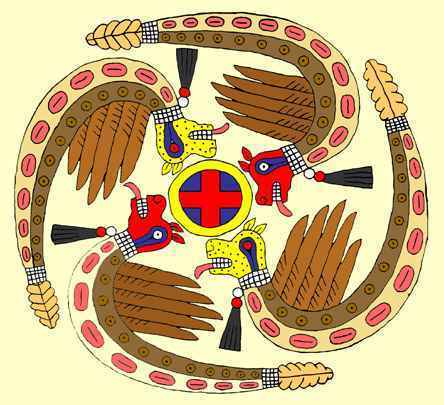 Whirling winged serpents