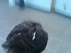flower unbenowskt in my hair at the library.jpg