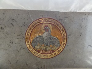 Dominus Flevit - Mosaic on the altar