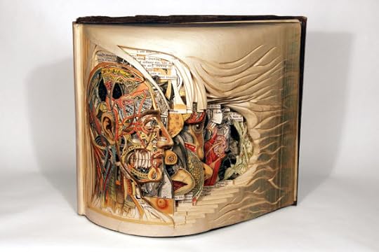 Book Sculpture by Brian Dettmer