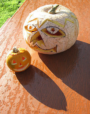 Jack-o'-lanterns at Hamptonne, Jersey, 2011