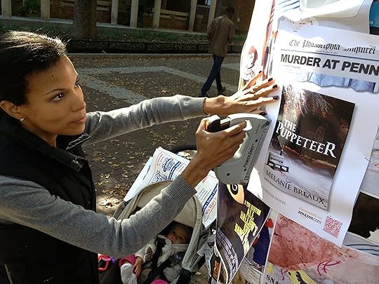 Guerrilla marketing (notice the baby at the bottom!)