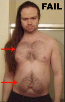 valentine fail chest hair