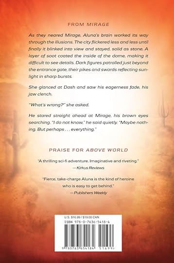 Back cover of MIRAGE by Jenn Reese