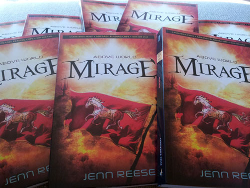Advanced Reader Copies of MIRAGE by Jenn Reese