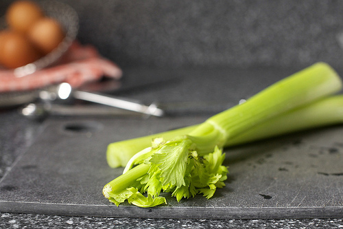sad old celery from the back of the fridge