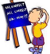 OK, okay, writing, words 