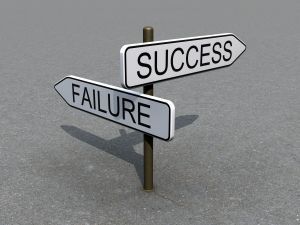 success & failure sign