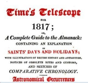 Time's Telescope, 1817