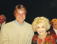 Dave with the great Phyllis Diller