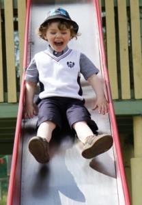 Little Boy on Slide-Playdate 9-20-13