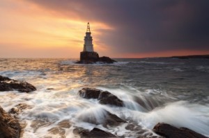 Waves and Lighthouse 8-8-13
