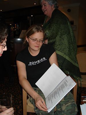 English: Author and musician Seanan Mcguire at...