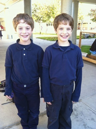 two blue boys