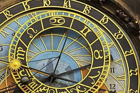 4-960-792 stock photo of Czech Republic, Prague, Astronomical Clock, Old Town Square