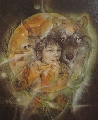 Wolf Mama by Susan Seddon Boulet (1941-1997)