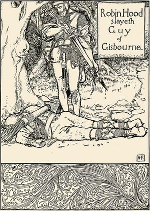 Robin Hood Illustration by Howard Pyle