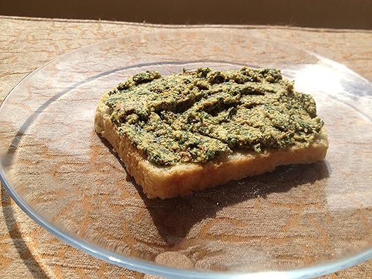 vegan kale pesto spread
