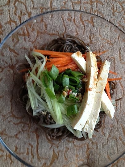 vegan bibim guksu korean cold noodles