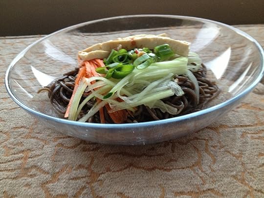 vegan bibim guksu korean cold noodles