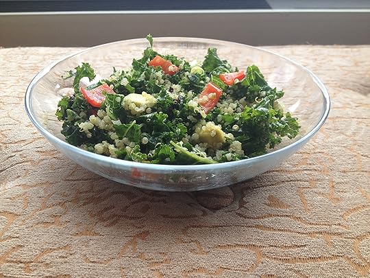 vegan kale quinoa salad