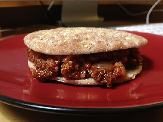 quinoa TVP sloppy joes