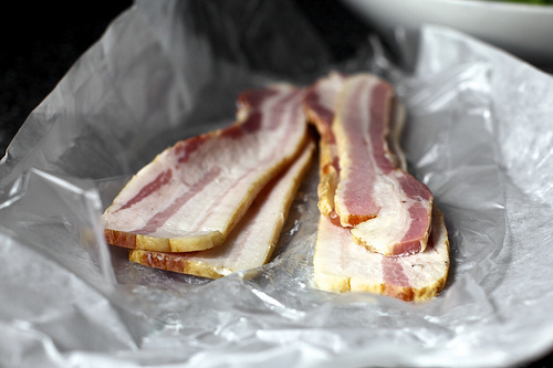 thick, thick bacon