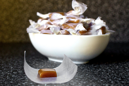 apple cider caramels