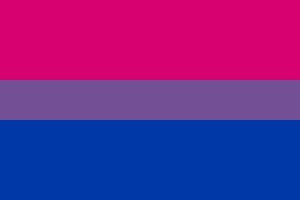 The bisexual pride flag.