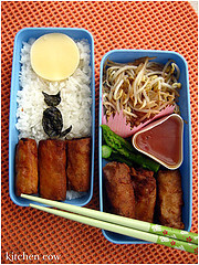 Bento 149: Lumpiang Shanghai Over the Moon!