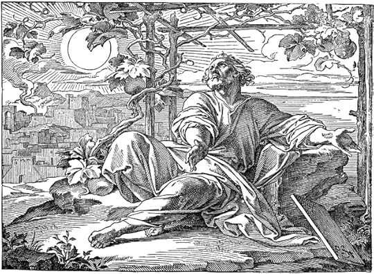 Jonah sheltered by the vine