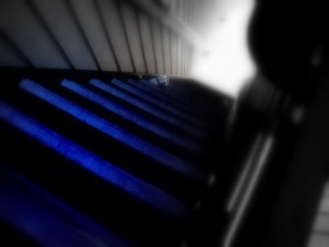 Blue stair well with soft focus. 300x225 Seven Steps to Hell or How to Write Badly