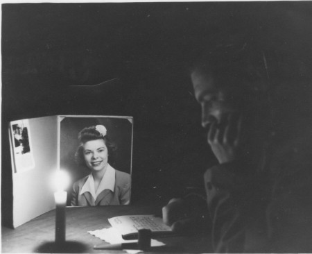 My Father Writing a Letter to My Mother During WWII