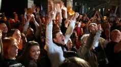 Victory scene from Kiel in Schleswig-Holstein, Germany