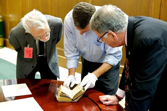 Staff Swearing In with Rev War BibleStaff Swearing In with Rev War Bible